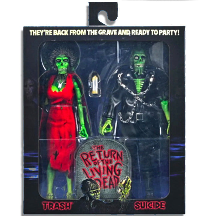 The Return of the Living Dead Trash & Suicide 8-Inch Clothed Figure 2-