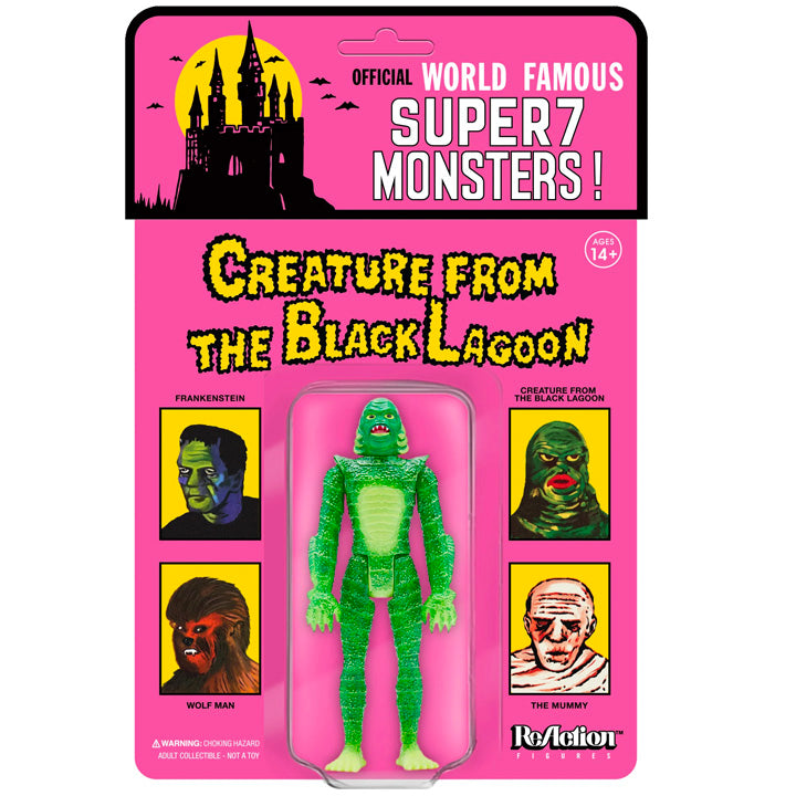 universal monsters figures Universal Monsters CREATURE ReAction Figure Narrow Sculpt on Card
