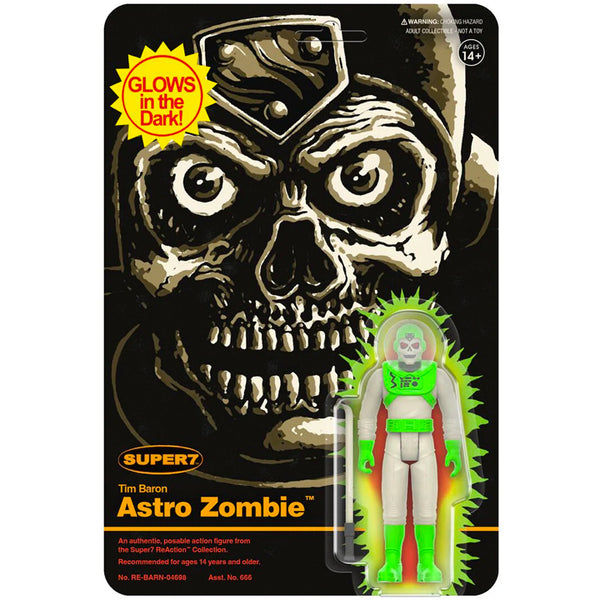 Astro Zombies 3.75" figure Glow in the Dark!