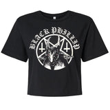 BLACK PHILLIP CROP TOP TEE