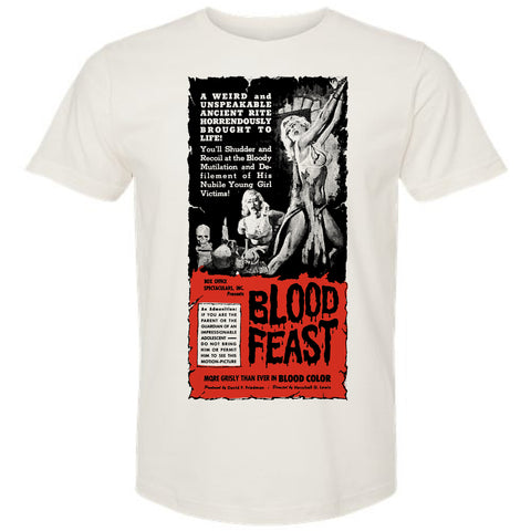 BLOOD FEAST poster vintage white Shirt