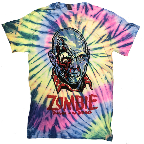 ZOMBIE: DAWN of the DEAD MANI-YACK TIE DYED SHIRT
