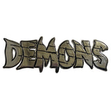 DEMONS JUMBO METALLIC LOGO pin