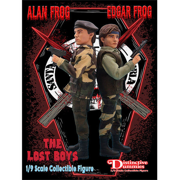 LOST BOYS FROG BROS  DD 8" CUSTOM FIGURE SET
