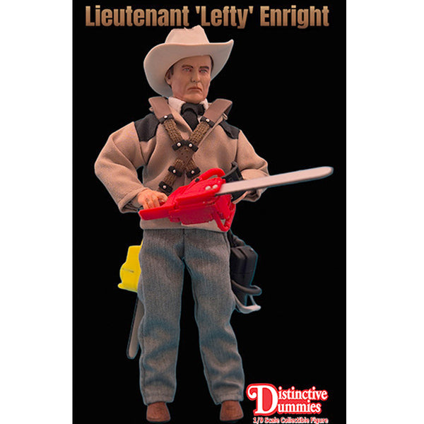 Lt Lefty Enright from The Texas Chainsaw Massacre Part 2 DD 8" CUSTOM FIGURE