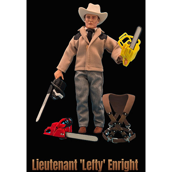 Lt Lefty Enright from The Texas Chainsaw Massacre Part 2 DD 8" CUSTOM FIGURE