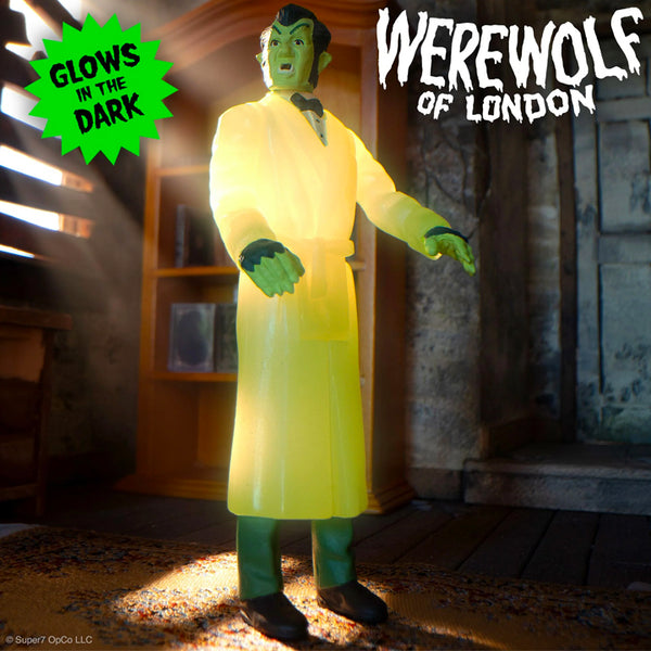 Werewolf Of London Glow in the Dark 3.75 inch Re-Action Figure