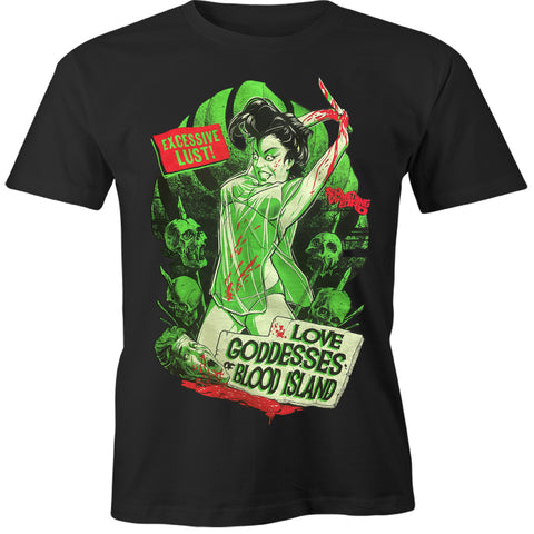 LOVE GODDESS of BLOOD ISLAND T-SHIRT