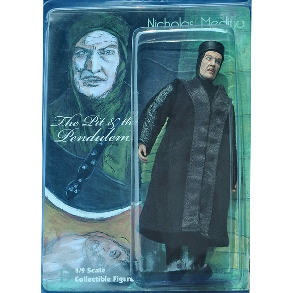 Vincent Price The Pit and the Pendulum DD 8" CUSTOM FIGURE (Cracked on right side of clamshell window)