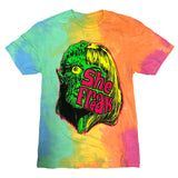 SHE FREAK COTTON CANDY TIE DYED SHIRT