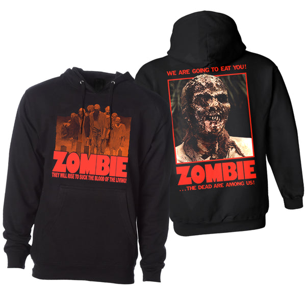 ZOMBIE POSTER PULLOVER HOODIE