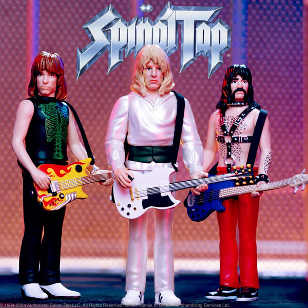 Derek Smalls, Nigel Tufnel, & David St. Hubbins SPINAL TAP 3.75" figures