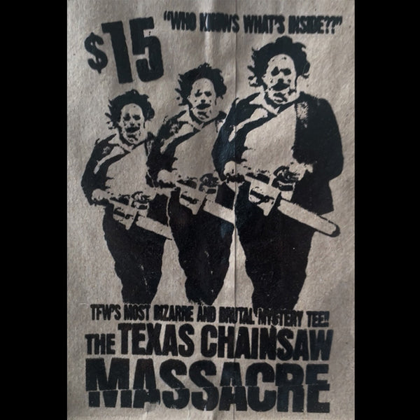 The TEXAS CHAIN SAW MASSACRE Mystery Sale Tee