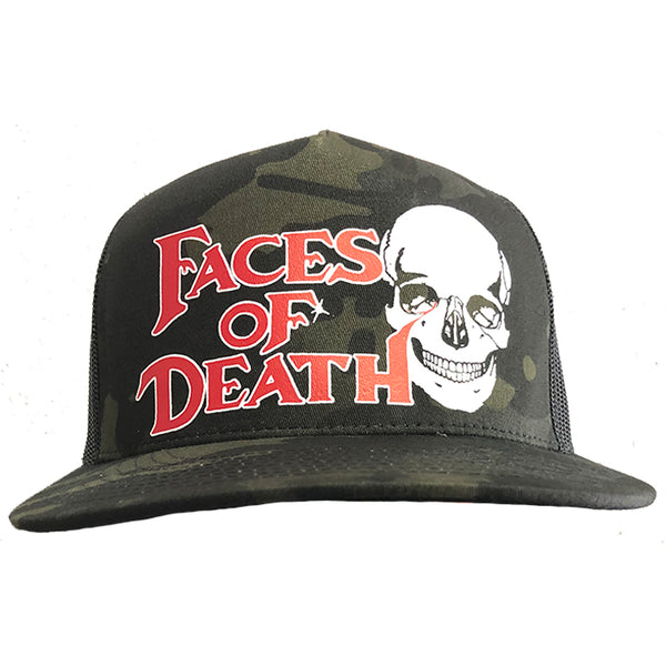FACES of DEATH BLK CAMMO SNAPBACK HAT