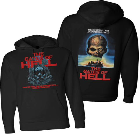 THE GATES OF HELL POSTER PULLOVER HOODIE