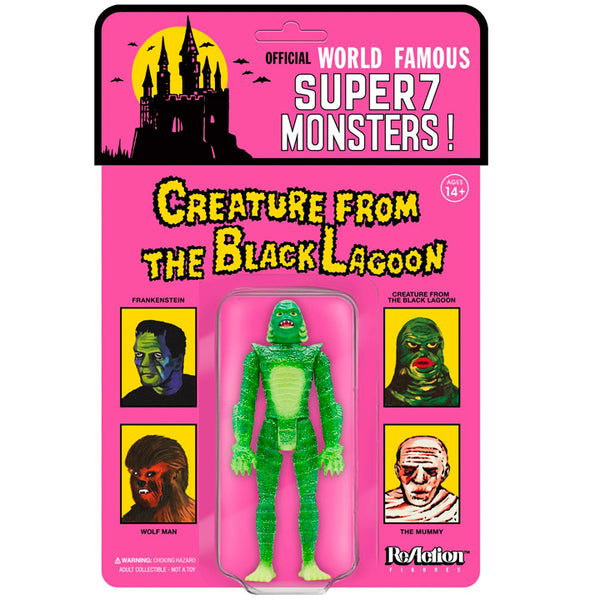 Universal Monsters CREATURE ReAction Figure Narrow Sculpt on Card