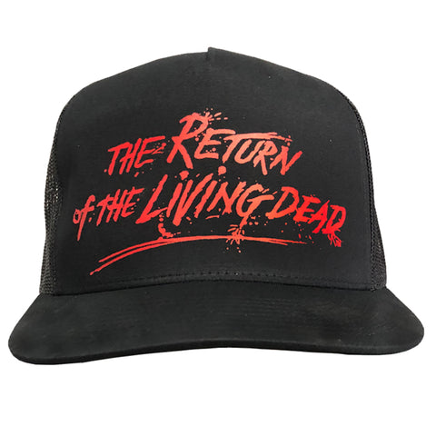THE RETURN OF THE LIVING DEAD RED LOGO SNAPBACK HAT