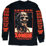 ZOMBIE POSTER LONG SLEEVE SHIRT